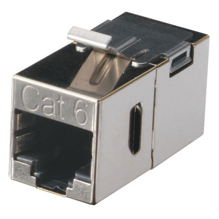 BLACK BOX Cat6 Keystone Feed-Through Straight-Pinn FM693